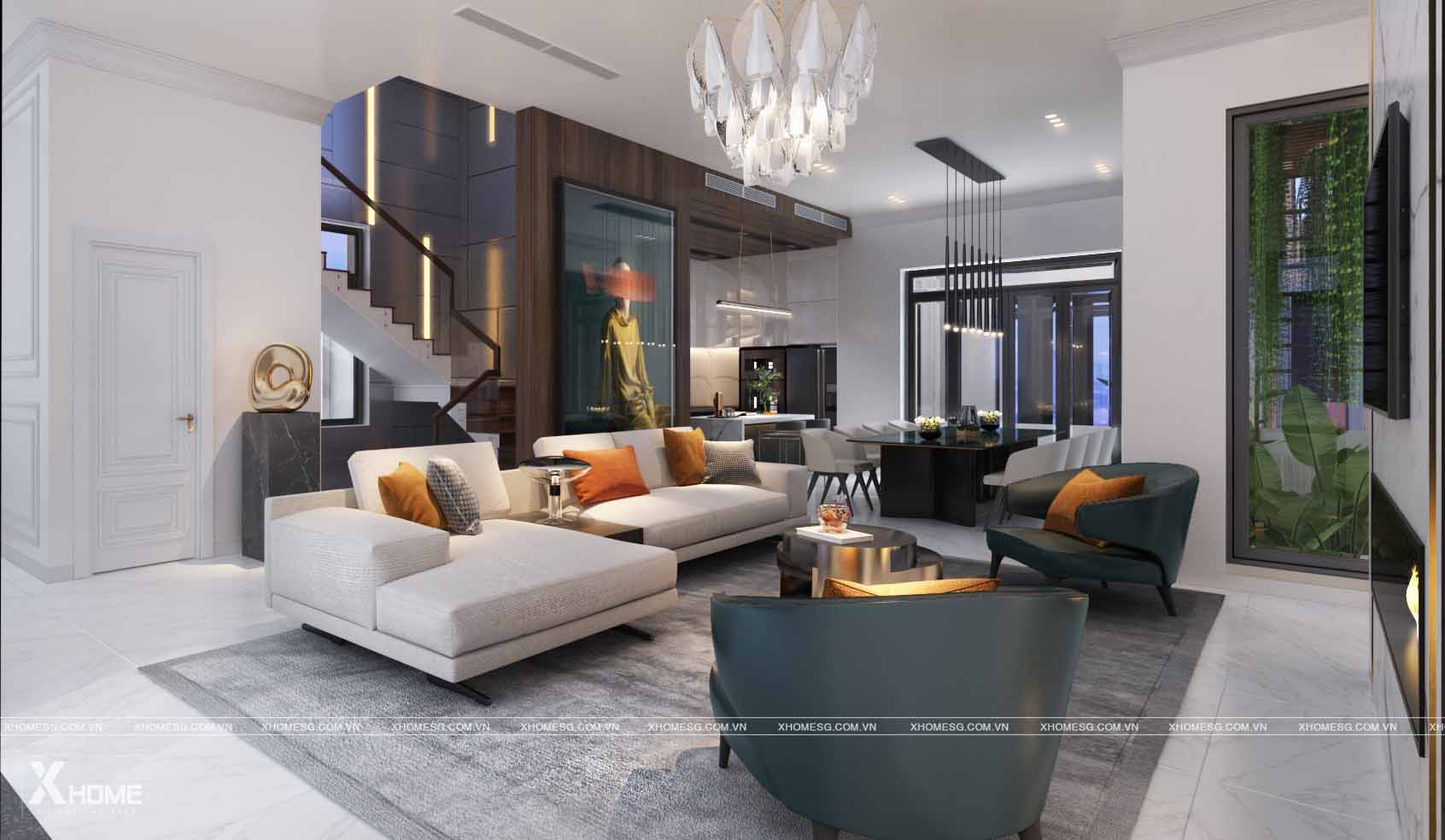 7 mẫu nội thất giúp bạn làm chủ thiết kế phòng khách biệt thự đẹp  THHOME